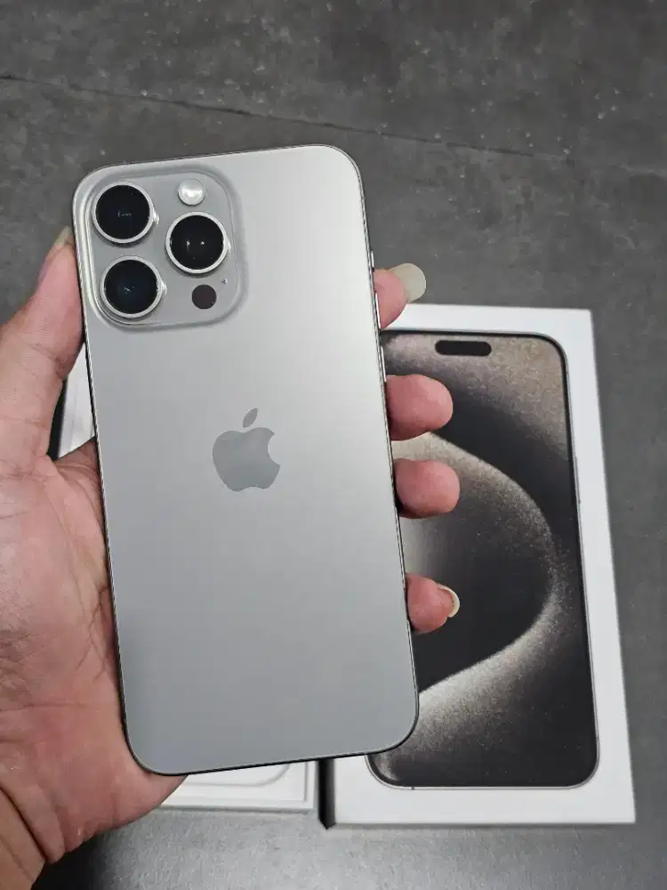 Iphone 15 promax 256gb ibox bh99 ori like new fulset ori