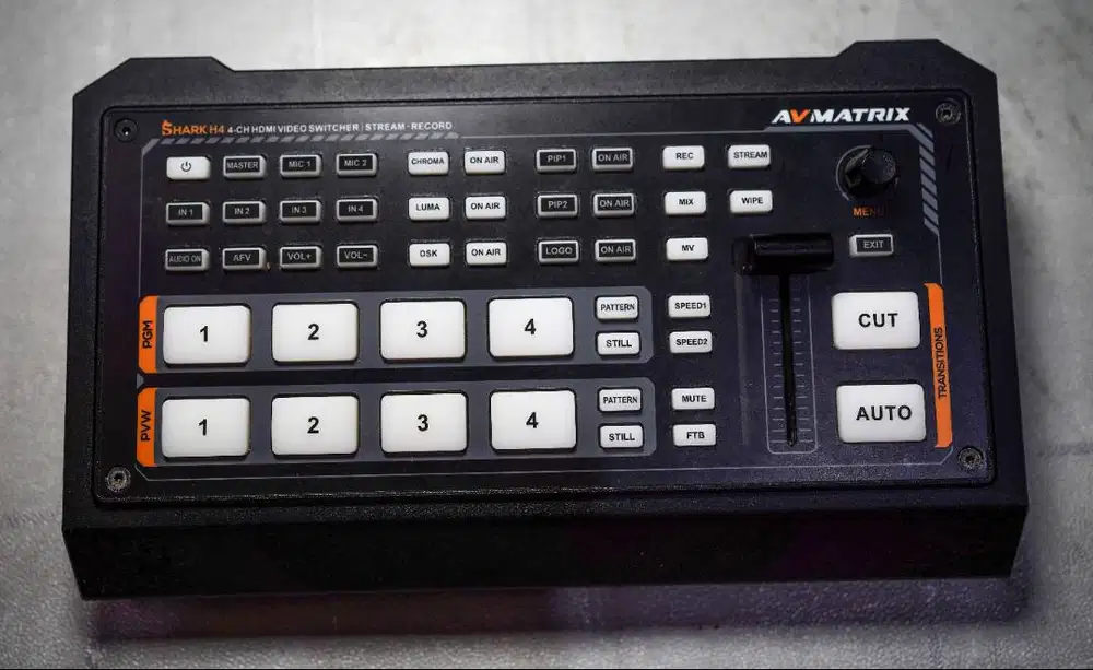 HDMI Video Switcher AVMATRIX Shark H4  4-Channel
