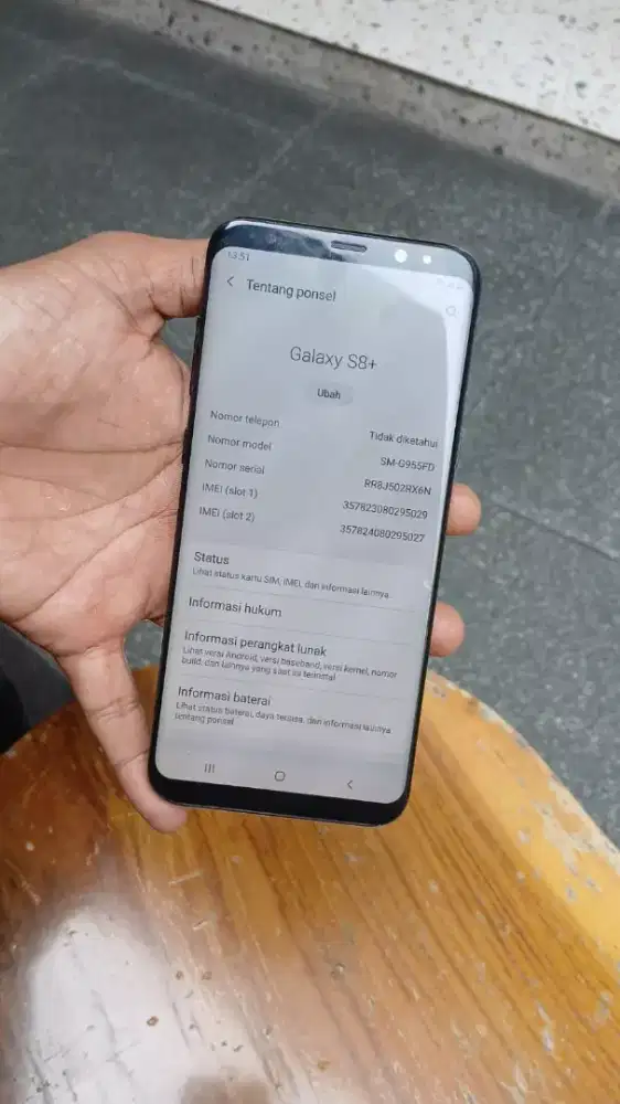 Samsung s8 plus ORI Sein 4/64 mulus nominus