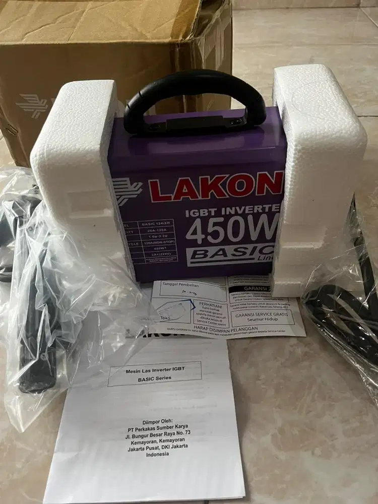Mesin trafo las lakoni 450 watt 124ix