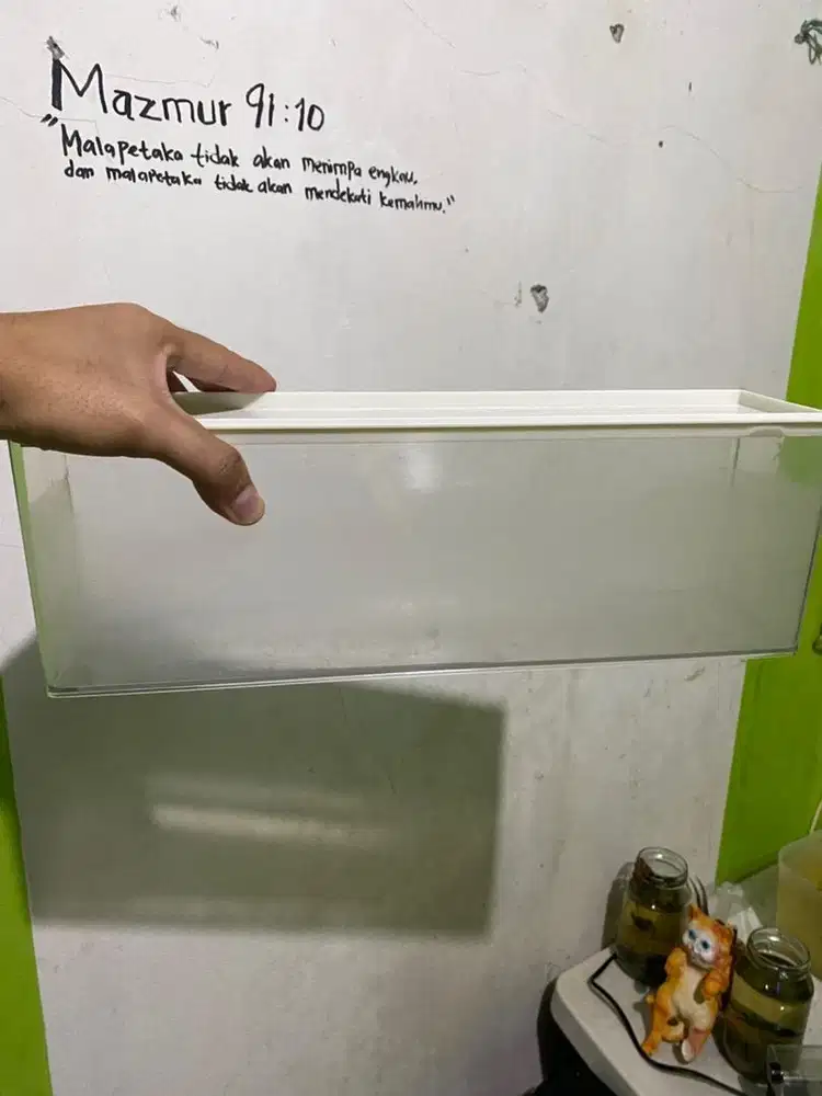 jual murah aquarium aqrilik ukuran 37x9x12cm