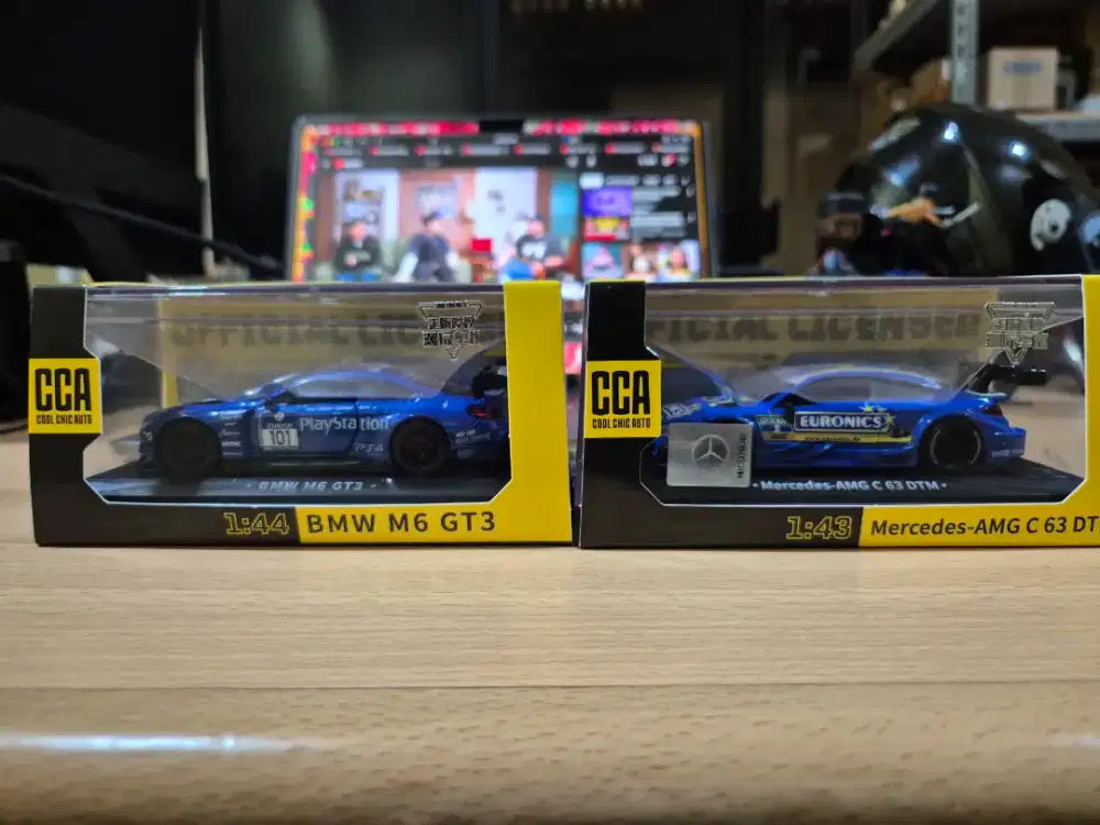 Diecast BMW M6 GT3 & Mercedes AMG C 63 DTM Take All Nego Tipis