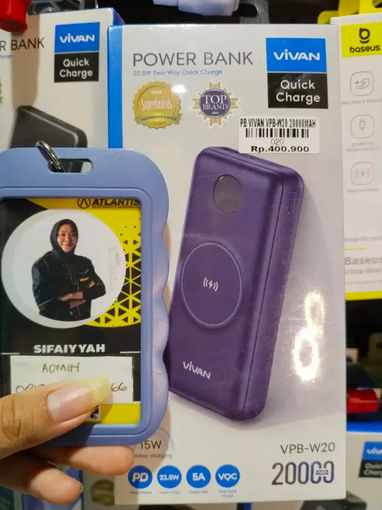 PB VIVAN VPB-W20 20000MAH | ATLANTIS DAHSYAT