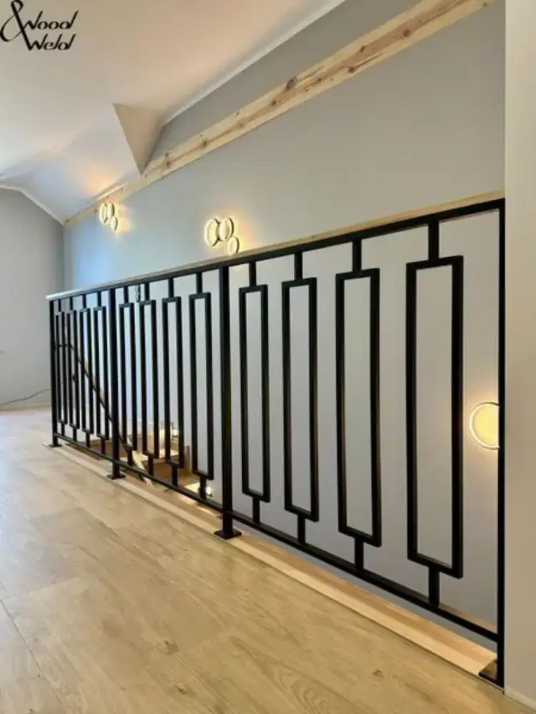 Railing balkon besi hollow galvanis