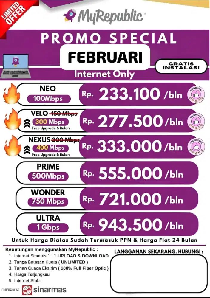 WIFI MYREPUBLIC MURAH