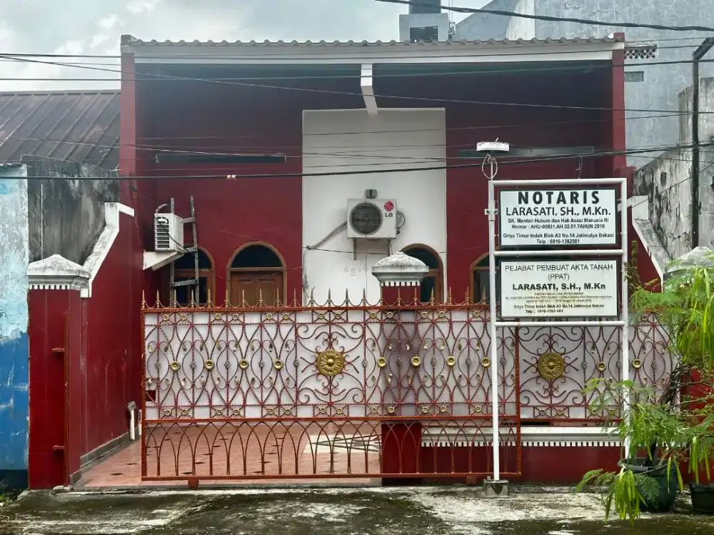 Rumah baru renov Griya Timur Indah raya