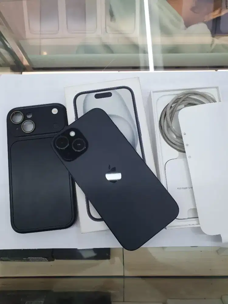 Iphone 15 128gb bh91% garansi juli 2026 resmi ibox