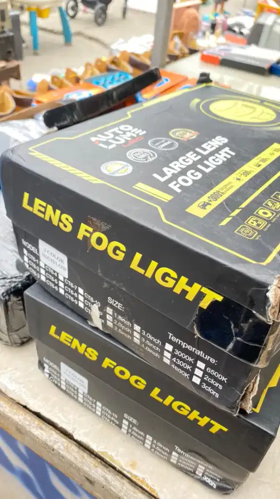 Lens Fog Light / lampu tembak mobil