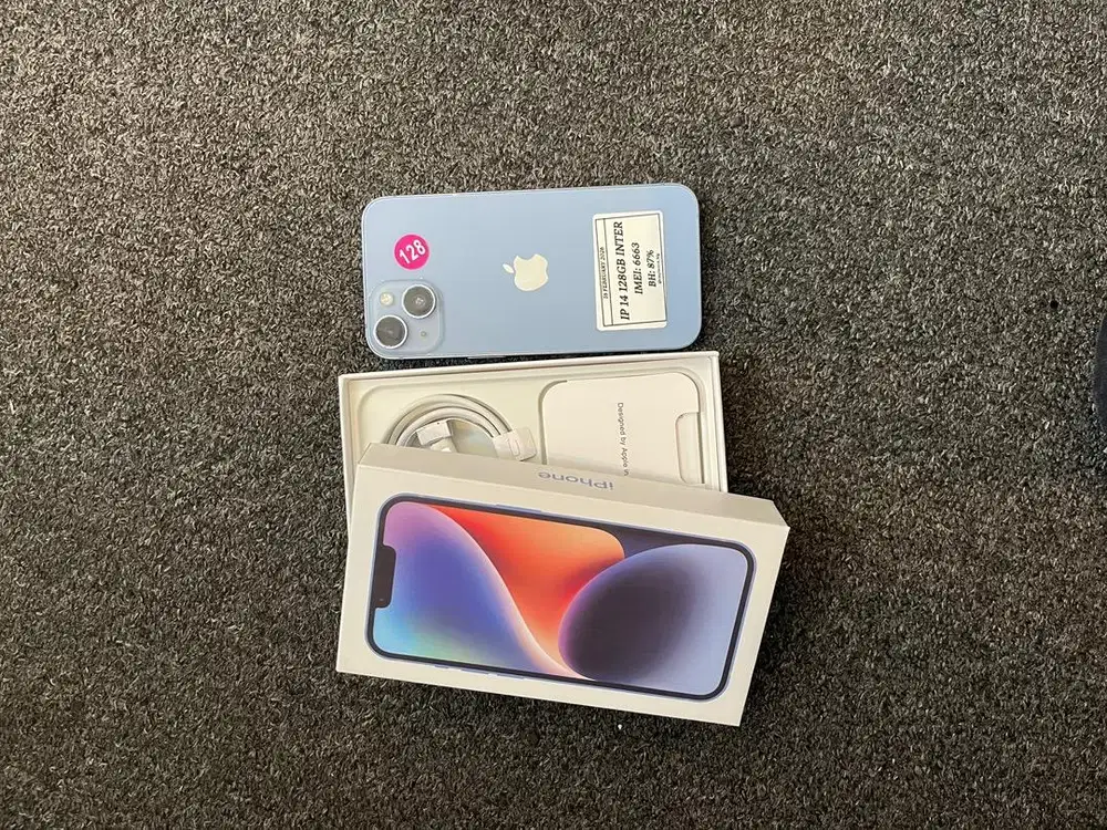 iphone 14 128GB fullset terima tt cod kredit garansi