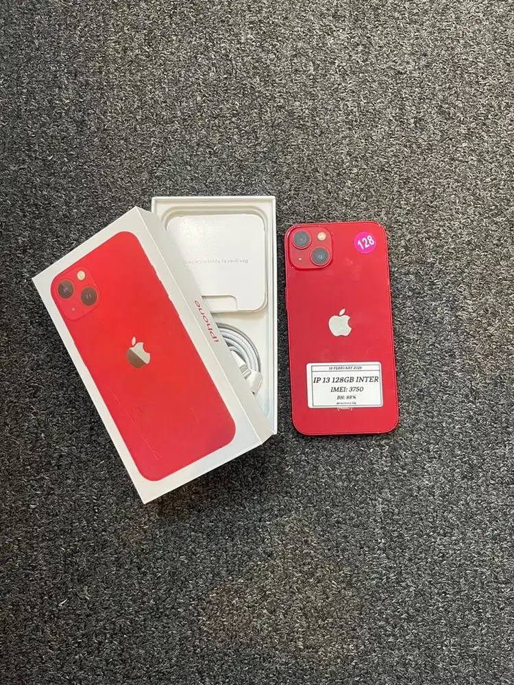 iphone 13 128GB garansi fullset mulus terima tt cod kredit
