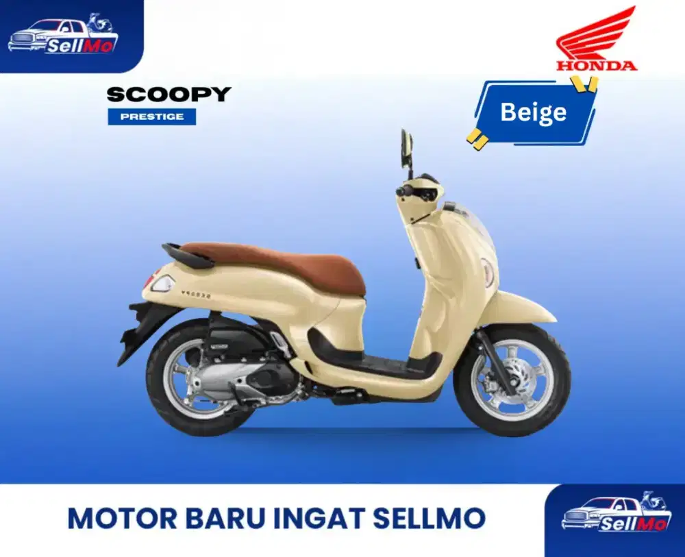 PROMO MOTOR HONDA SCOOPY FASHION SCOOPY STYLISH SCOOPY PRESTIGE