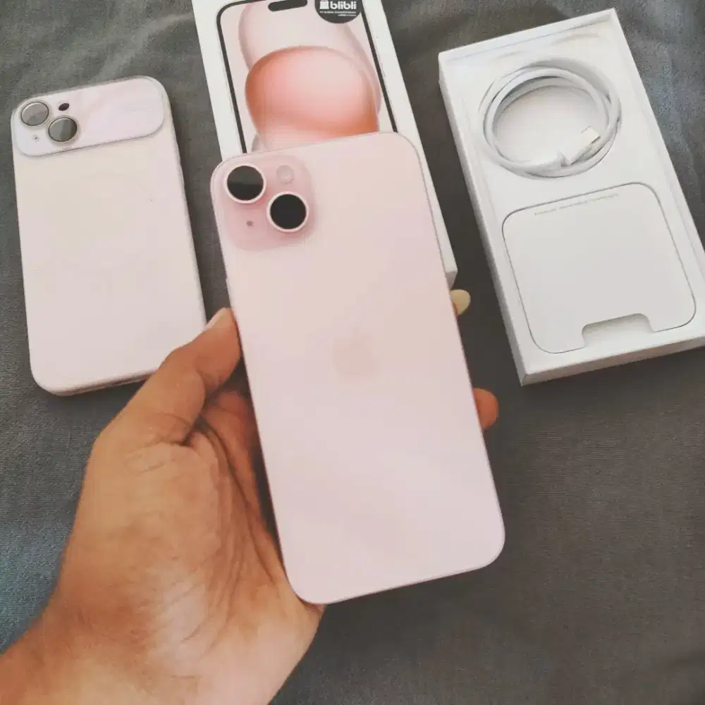 iphone 15 Plus 128 Ibox Fulset PINK