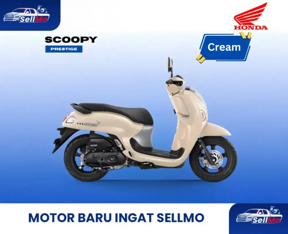 PROMO MOTOR HONDA SCOOPY FASHION SCOOPY STYLISH SCOOPY PRESTIGE