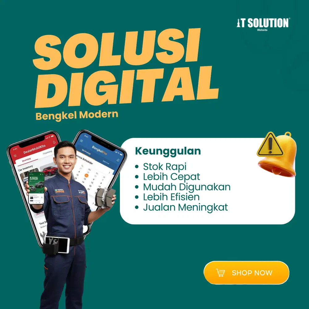Solusi Digital Bengkel Modern | Website & Sistem Bengkel Profesional