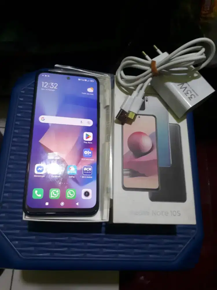 REDMI NOTE 10s RAM 6/64 FULLSET MASIH GARANSI 6 BULAN NORMAL NO MINUS