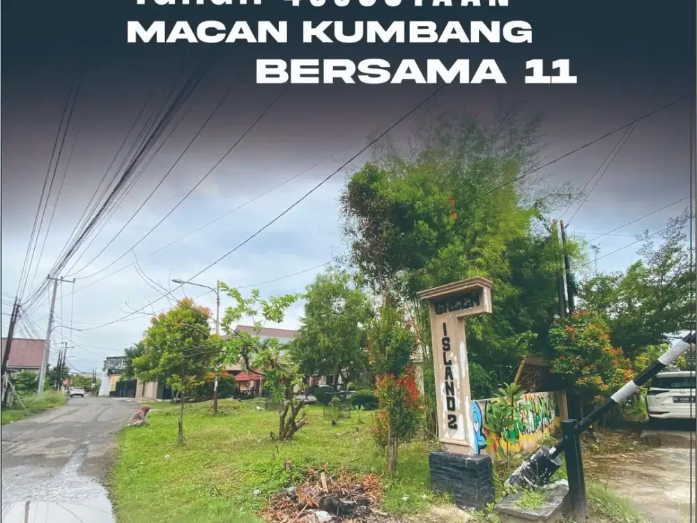 Tanah Kavling Macan Kumbang | Jl. Bersama 11 | LT 120 m² (8×15) | SHM | 400 Jutaan
