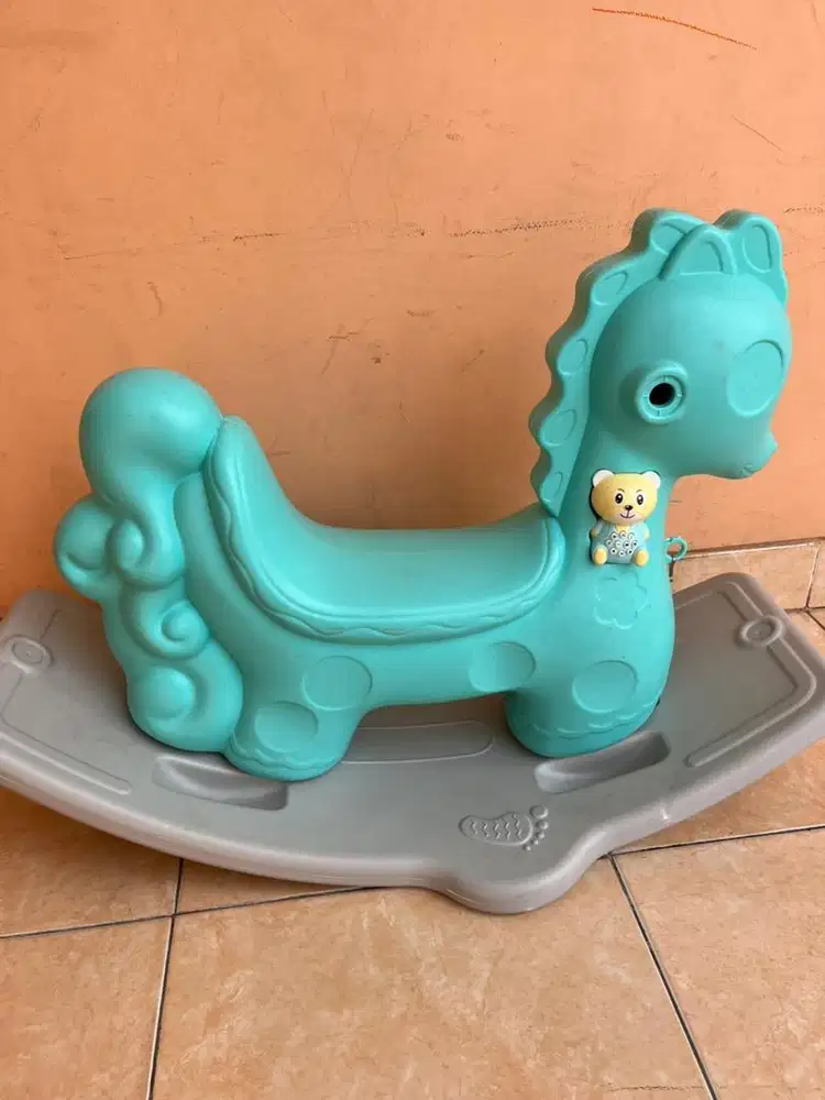 Mainan Kuda kudaan anak 2in 1 dengan musik