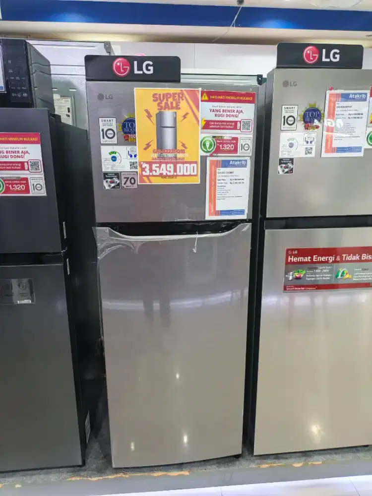 KREDIT KULKAS LG TANPA DP! BUNGA 0% FREE 1 CICILAN