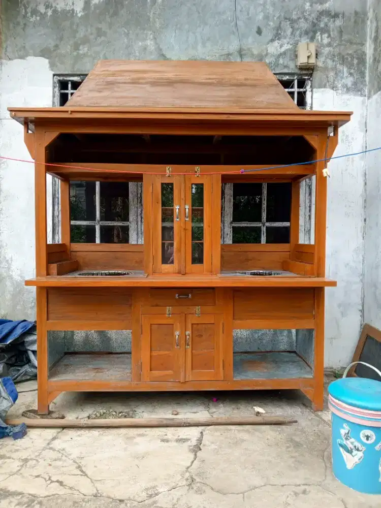 Gerobak Bakso dan Mie Ayam model Joglo