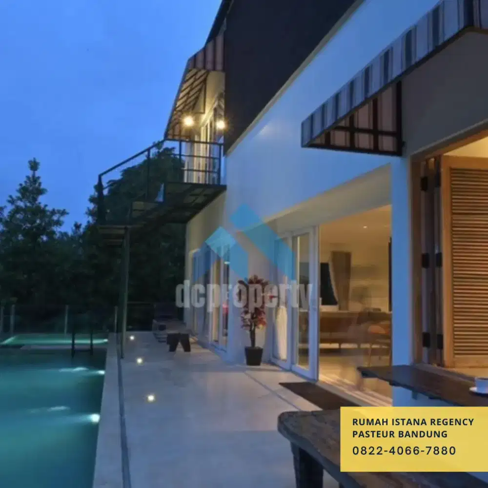 Rumah villa Dago atas view bandung dan pegunungan