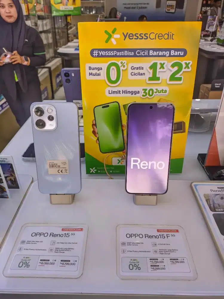Oppo Reno 15 Bisa Kredit