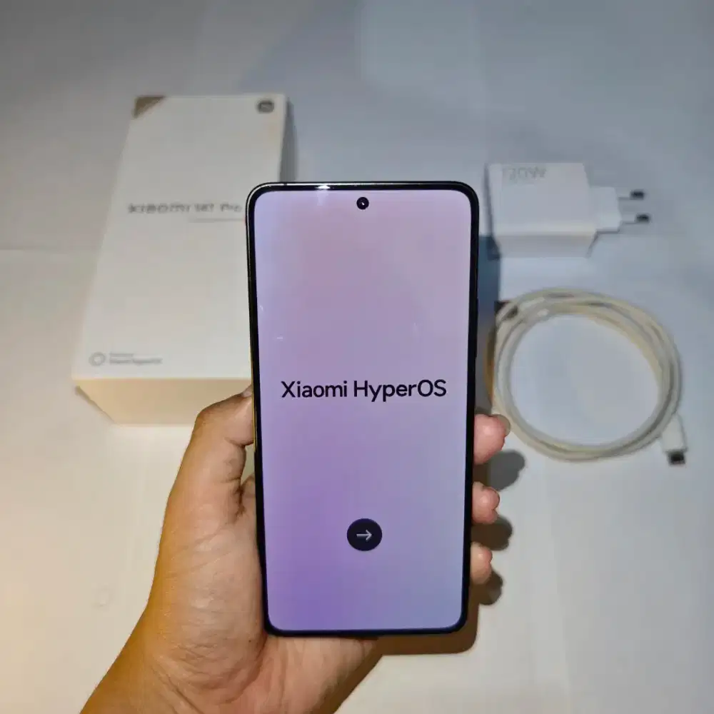 Xiaomi 14T Pro 12/512 gb Titan Black Hitam Bekas