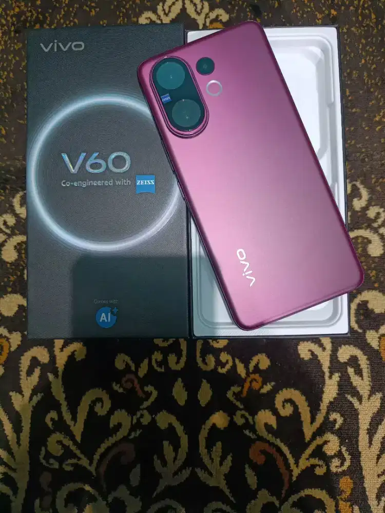 Vivo V60 5G 12/256 Fullset ( Garansi September 2026 )
