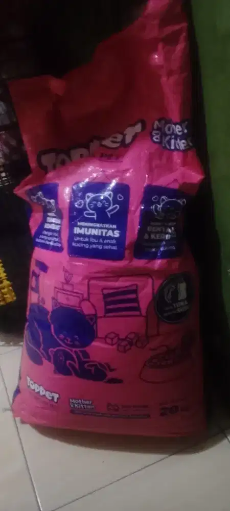 Toppet mother and kitten tuna