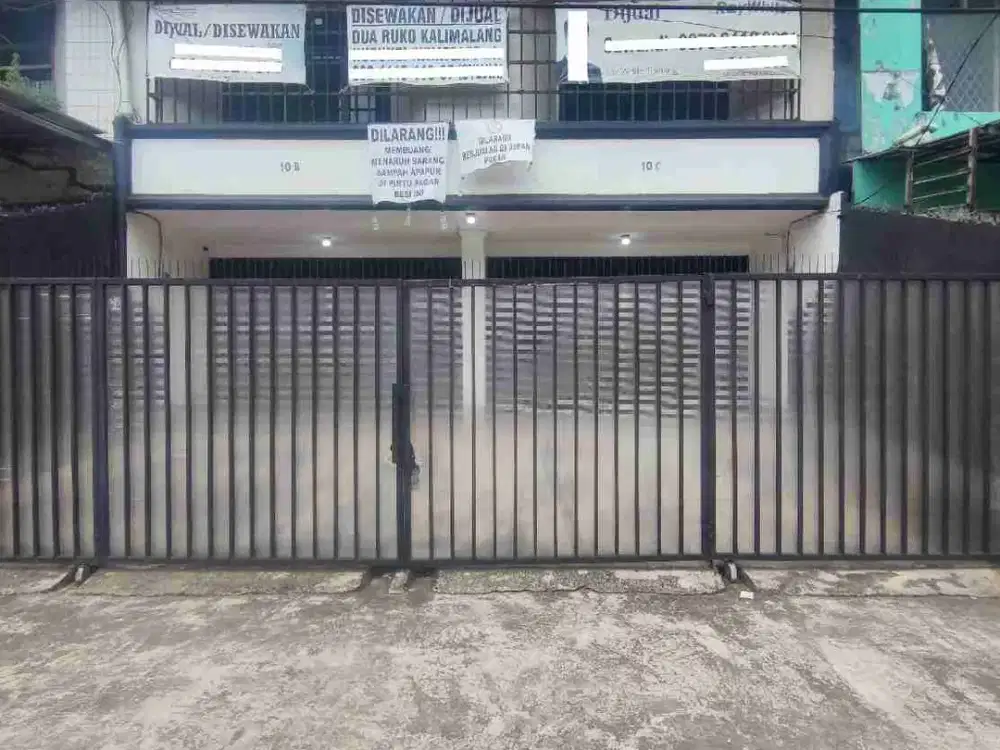 2 Ruko 2 LT Pinggir Jalan Kalimalang Harga Terjangkau