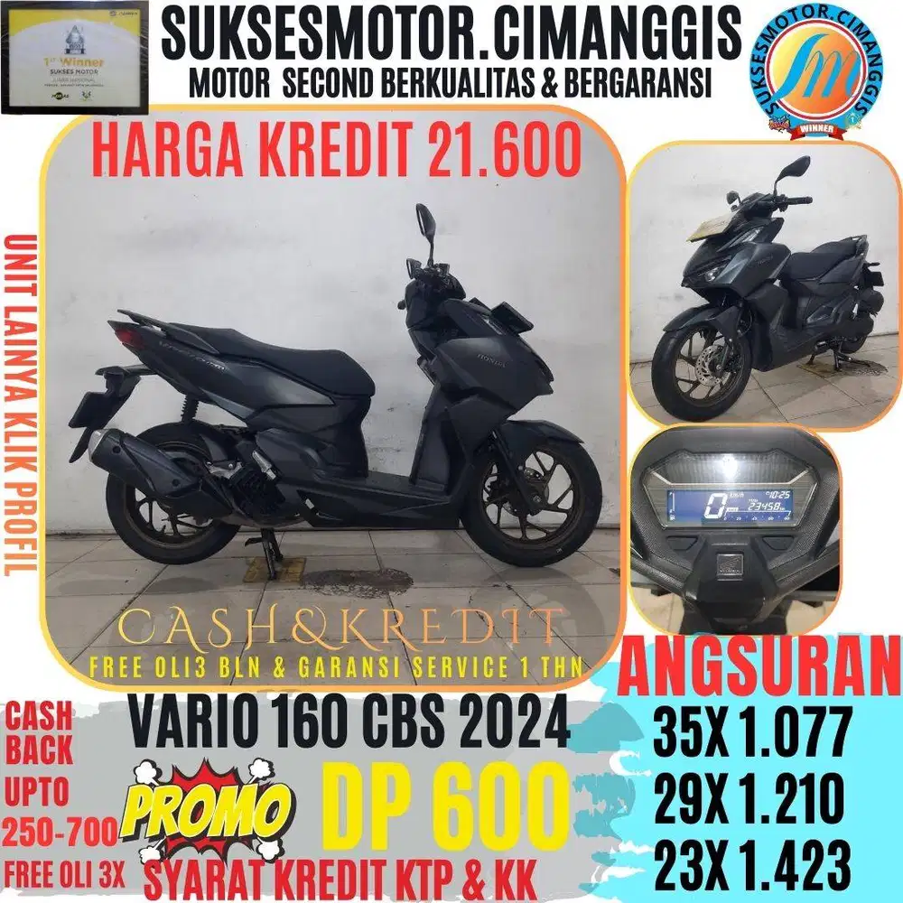 DP 600 VARIO 160 CBS PROMO CASASBACK UPTO700RIBUAN FREEOLI3X