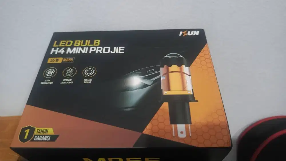 Lampu H4 Mini Projie Merk Isun