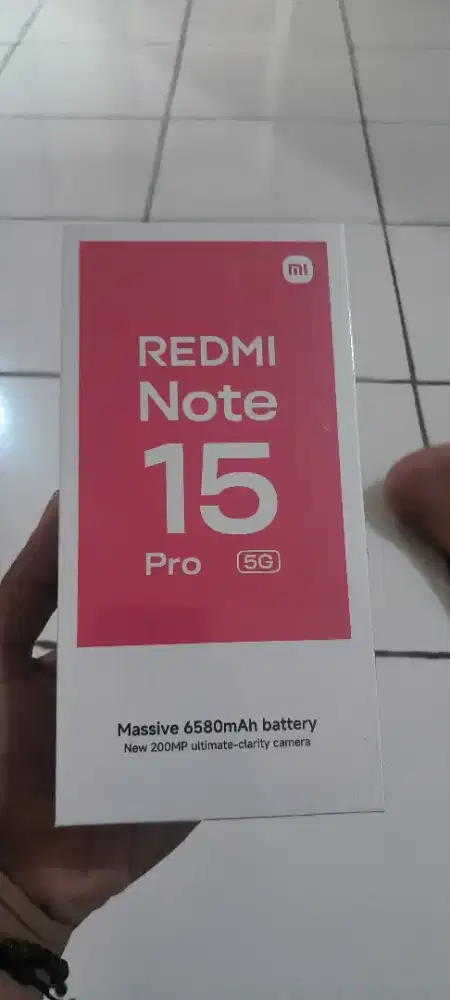 Masih segel jual rugi redmi note 15 Pro 5G 12/512 bogor