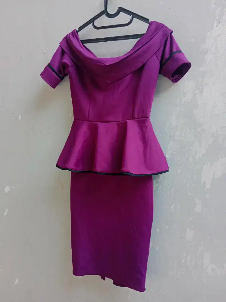 Preloved Mini Dress Kantor Kerja Formal