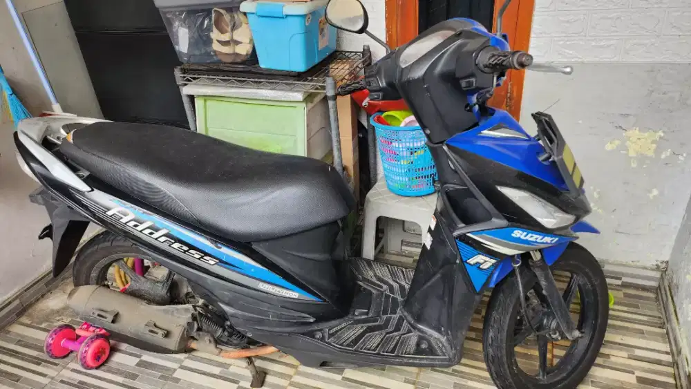 JUAL SUZUKI ADDRESS BEKAS BIRU