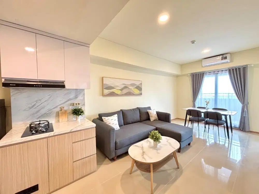 Sewa Apartemen Meikarta 3BR District 1 Lt 8 Cikarang Selatan