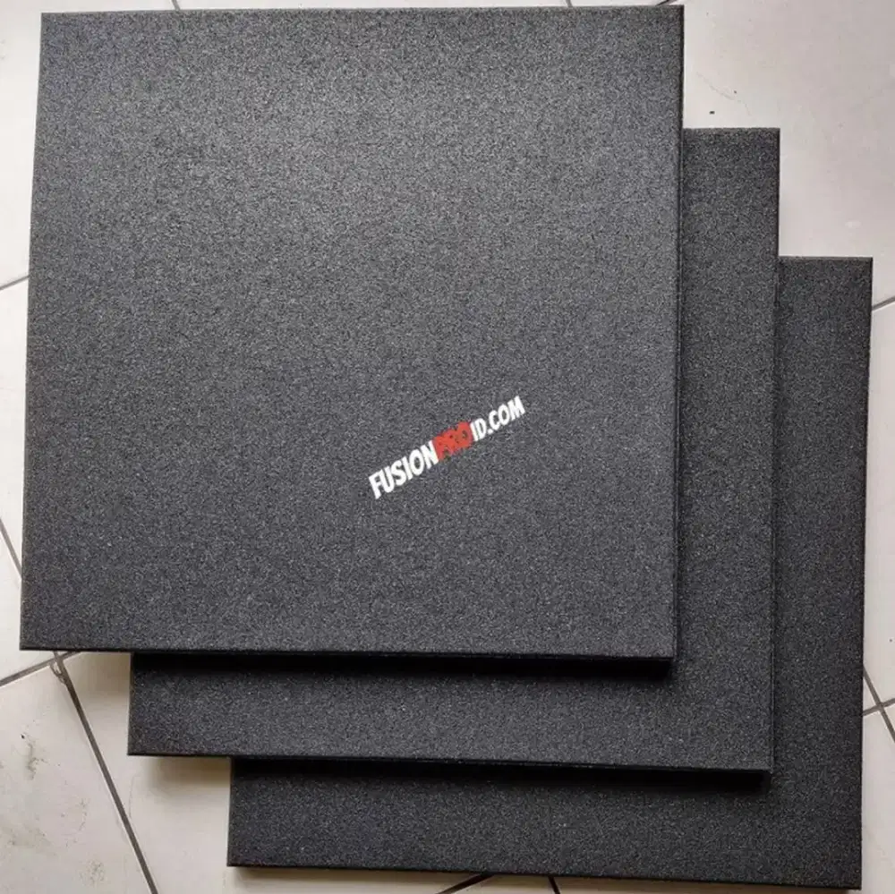 Rubber Floor Flooring 40mm Karet Kotak Mat Karpet Gym Fitness