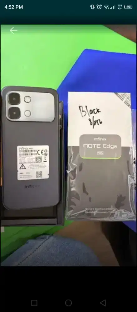 INFINIX NOTE EDGE 5G 8/256 HP SECOND LIKE NEW