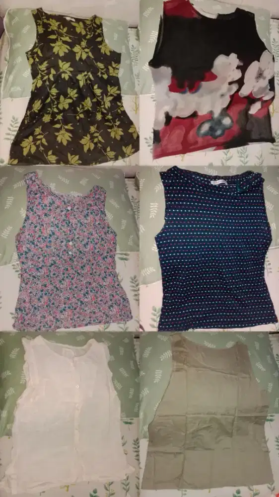 Tanktop korean look wanita like new