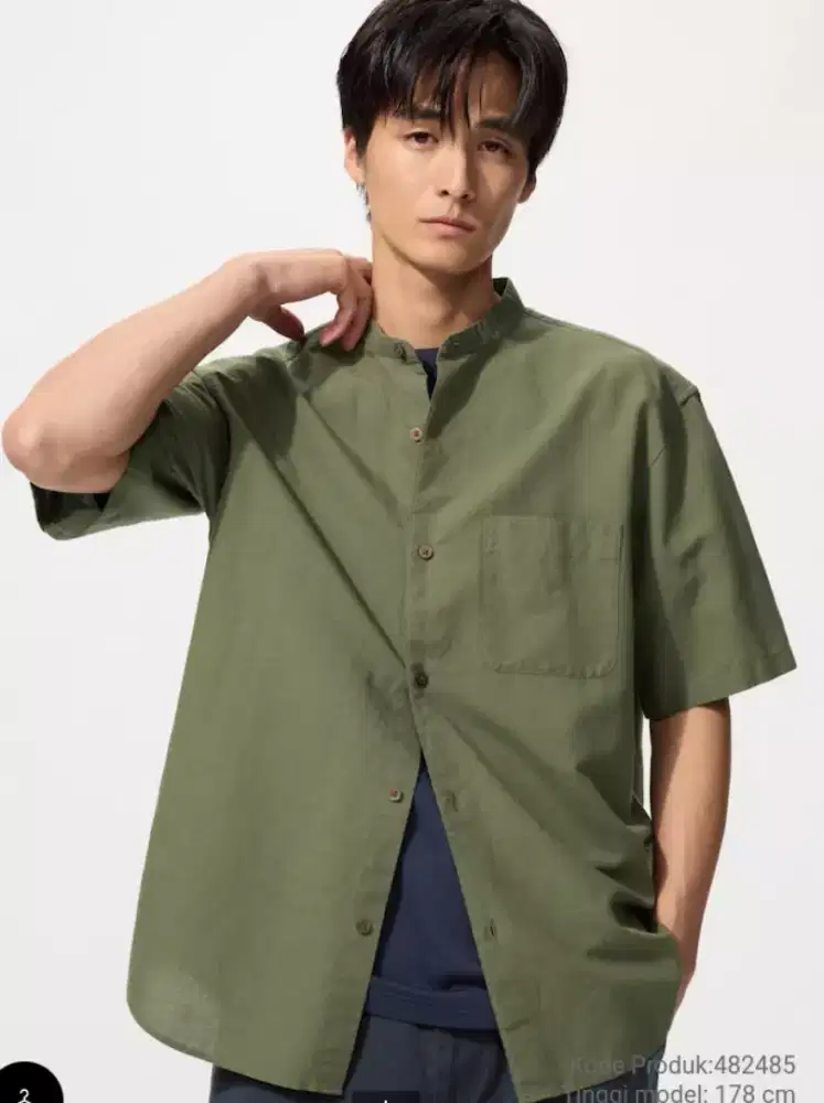 Kemeja Linen Uniqlo size M