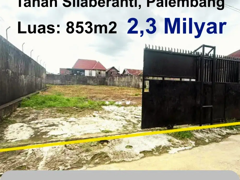 Tanah Silaberanti Palembang SHM Area Kampus