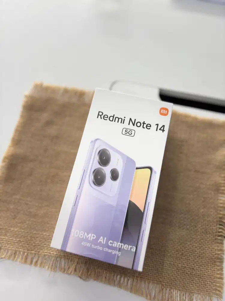 REDMI NOTE 14 5G 12/512 BARU RESMI GARANSI PROMO