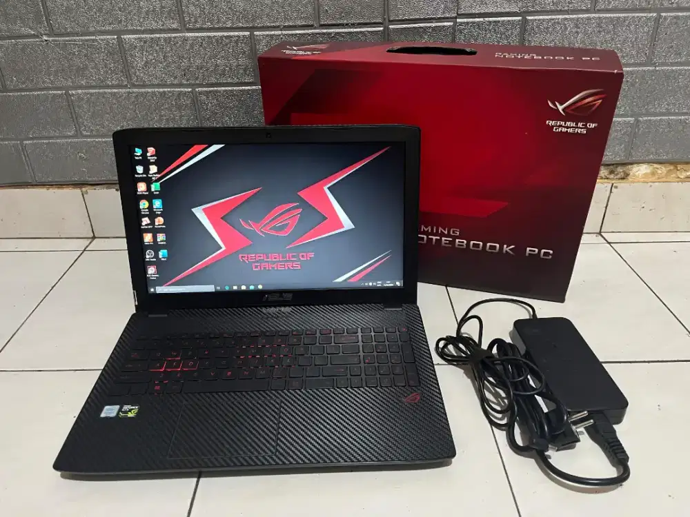 DiJual Asus ROG GL552VX intel core i7 gen6 ( ram 16/ ssd 256 )