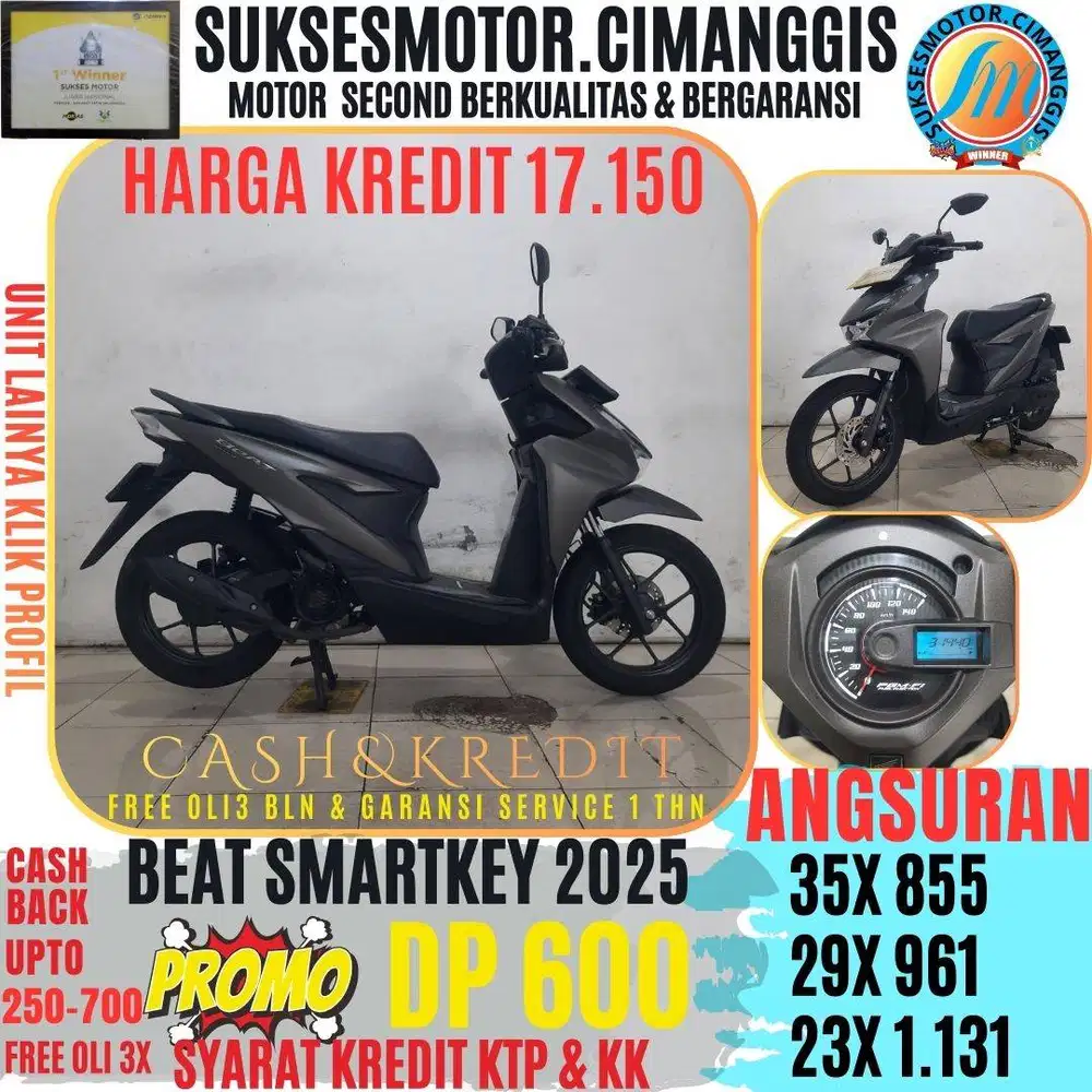 DP 600 BEAT SMARTKEY CASHBACK UPTO700RIBUAN FREEOLI 3X