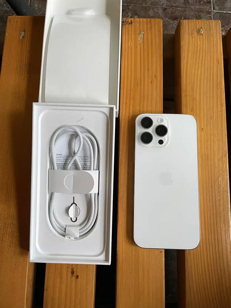 iphone 16 pro max 512gb silver resmi ibox like new