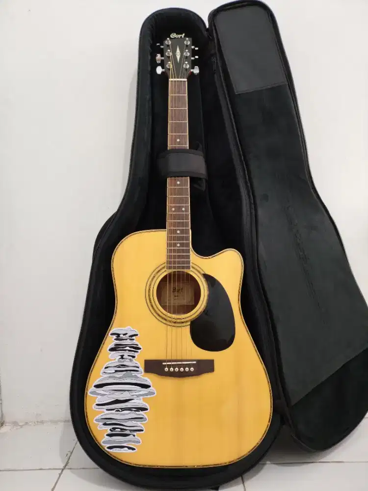 Gitar Akustik Elektrik CORT AD880CE NAT Original
