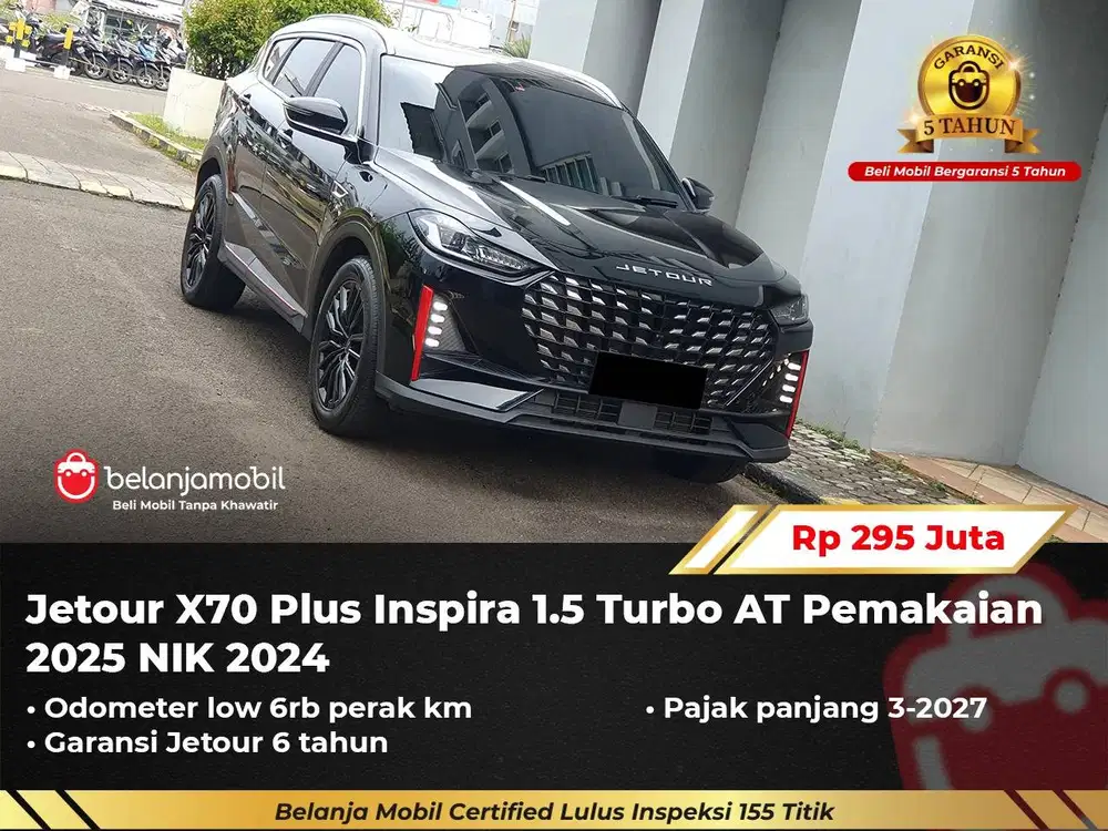 [ GARANSI 5TH ] Jetour X70 X 70 Plus Inspira 1.5 Turbo 2024/2025