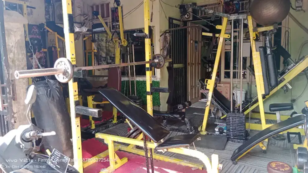Jual alat gym fullset siap buka usaha fitnes