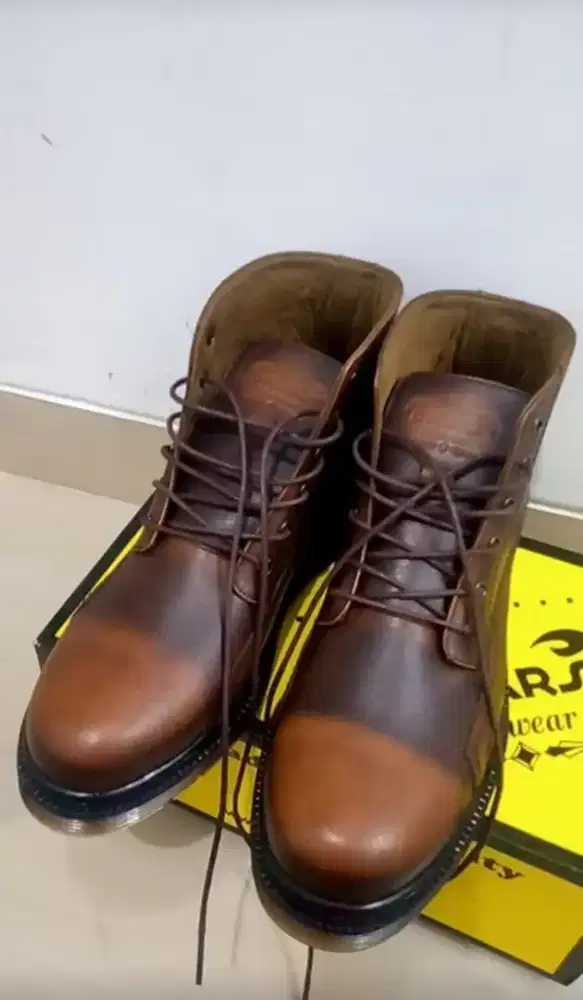 Sepatu Boots - Formal Kulit Asli