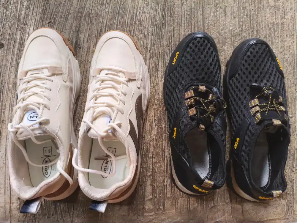 Preloved Sepatu Pria Wanita Unisex Olahraga (Baru Sekali Dipakai)