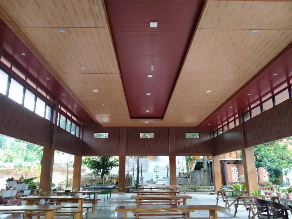 Wall Moulding Sekat Plafon Partisi PVC GRC Gypsum Jasa Tukang Pasang